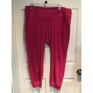 Tommy Hilfiger hot pink fleece sweats size Large